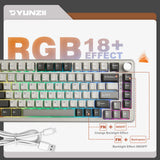 YUNZII B75 PRO 82-Key Wireless Mechanical Gaming Keyboard