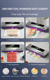 Electric Vacuum Sealer Machine, Touch Button Food Storage Sealer with Built-in Cutter