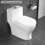 Non-electric Smart Toilet Seat, Bidet Toilet Seat, WIIth Dual Nozzle 3 Flushing