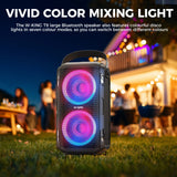 W-KING 180W Peak Party Large Bluetooth Speaker Portable Wireless