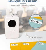 Phomemo D35 Label Printer with Tape 2025 Upgraded Version Portable Mini Printer