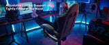 Athena Collection Carbon Fiber Black Gaming Chair - Ergonomic with Footrest