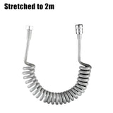 Telescopic Shower Hose Spiral Spring Hose Toilet Bidet Sprayer MD DC PRINT
