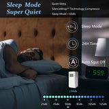 8000 BTU Portable Air Conditioner 3-In-1 Remote Control for Home Office