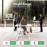 Electric Standing Desk 32x24 Inches Adjustable Height Sit Stand Desk with Splice Board