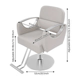 Salon Chairs for Hair Stylist 360 Degree Rotating Hydraulic Pump Barber Chair Adjustable Hair for