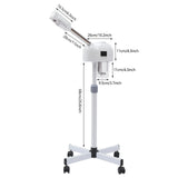 Professional Facial Steamer Machine on Wheels Standing Esthetician
