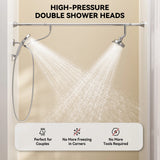 Tandem Shower Head For Couples, Dual Shower Head with Handheld, High Pressure Double Shower Heads