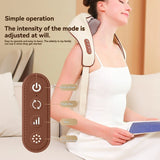4D Deep Cordless Tissue Kneading Neck Massager with Heating Function