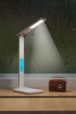 Folding Reading Desk Lamp USB Plug-In Desk Lamp 15W Wireless With Time