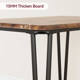 Dining Table for 2, Small Square kitchen Dinner Table Set for 2,Space Saving Wood
