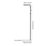 170cm 35kg Capacity Clothes Hanger with Sturdy Base for Hallways Living Rooms