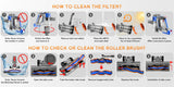 Honki 78KPA Cordless Vacuum Cleaner with LED High Power for Pet Hair