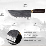 SHANGDAO 7.9" Cleaver Knife, Hand Forged Meat Cleaver Heavy Duty Chopper