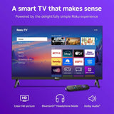 Roku 2025 24-Inch Select Series, 720p HD TV – Roku TV with Voice Remote