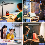 LED Desk Lamp with Base: Bright Desk Lights for Home Office