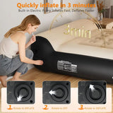 Air Mattress Full with Built in Pump for Camping 16 High Speed Inflatable