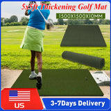 5x5ftGolf Hitting Mat 35mmGolf Practice Mat for Backyard Garage