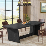 Tribesigns 70.87-Inch Large Dining Table: Wood Long Dining Room Table