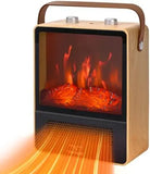 TEMPWARE 1500W Electric Fireplace Heater with Realistic 3D Flame