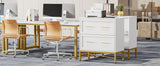 Tribesigns 2 Drawer File Cabinet, Modern Lateral Filing Cabinet for Letter