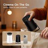 Mini Projector X1BR with WiFi6 & BT5.4, Portable Beamer 4K Support