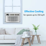 8000 BTU WiFi Window Air Conditioner for Bedrooms Small Rooms Remote