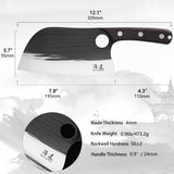 SHANGDAO Meat Cleaver Knife 7.8", Butcher Knife for Meat Cutting, High Quality steel