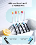 Fairywill Sonic Electric Toothbrush FW-D7 set USB Charge Toothbrushes case for Adult with tooth brush Heads