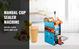 SucceBuy Manual Cup Sealer Machine 300-500 Cup/h with Heating Technology