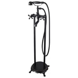 SucceBuy Clawfoot Bathtub Faucet Freestanding Tub Faucets with Shower with 360° Rotation Spout & 59-inch Long
