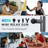 Silent Full-Metal Deep Tissue Massage Gun for Athletes, Portable for Travel