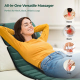 Full Body Massage Mat with Heat, 10 Vibrating Motors and 9 Speed Settings