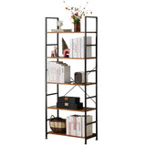 JHK 5 Tier Bookcase Bookshelf Modern Book Case For Books Corner Storage Organizer for Bedroom Home Office