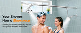 Tandem Shower Head For Couples, Dual Shower Head System - Double Shower Heads for Two People Rod
