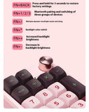 Kzzi K20 Gaming Mini Keyboard Wireless/Wired Dual Mode RGB Programmable Keys