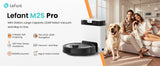 Lefant  Robot Vacuum Cleaner with Automatic Emptying M2S Pro for Pet Hair