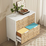Tribesigns 2-Drawer File Cabinet, Lateral Filing Cabinet for A4/Letter/Legal Size, Office Storage Cabinet