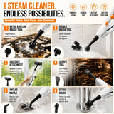 10-In-1 Multi-Surface Steam Mop w/ Detachable Handheld Steamer for Tiles