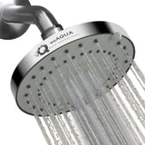 Shower Head High Pressure 4.5 Inch, 5 Spray Modes, 72 Anti-Clog Nozzles, Easy 1-Min Installation