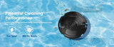 INSE Y10 Cordless Robotic Pool Cleaner, 90 Mins Runtime, Self-Parking