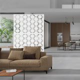 1.9m/ 6.2ft Privacy Screen Outdoor Decorative Panels Planter Wall Metal Fence Panels Modern Privacy Screen