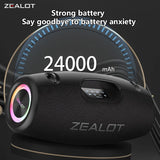 ZEALOT S78 100W Wireless Speakers, DSP Technology ,Dream Light, Outdoor
