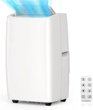 14000 BTU Portable AC, 4-in-1 with Remote & Panel Control for Large Rooms