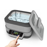 Ultrasonic Digital cleaner Baskets Jewelry Watches Dental Heating Mute MD DC PRINT