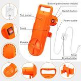 Portable 6.5 Lbs Compact Hand - operated Semi - Automatic Plastic Washing Machine for Home,