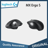 Logitech MX ERGO S Wireless Track Ball Mouse Wireless Bluetooth Charging Mouse Ergonomic Series Mouse Light Sound Office Design