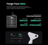 Flashforge Adventurer 5M 3d Printer High Speed Full-auto Leveling Direct
