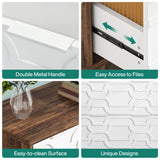 Tribesigns 2-Drawer File Cabinet, Lateral Filing Cabinet for A4/Letter/Legal Size, Office Storage Cabinet