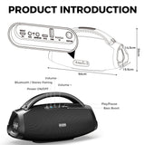 W-KING D20 Portable Bluetooth Speakers, Loud Outdoor Speaker, Waterproof